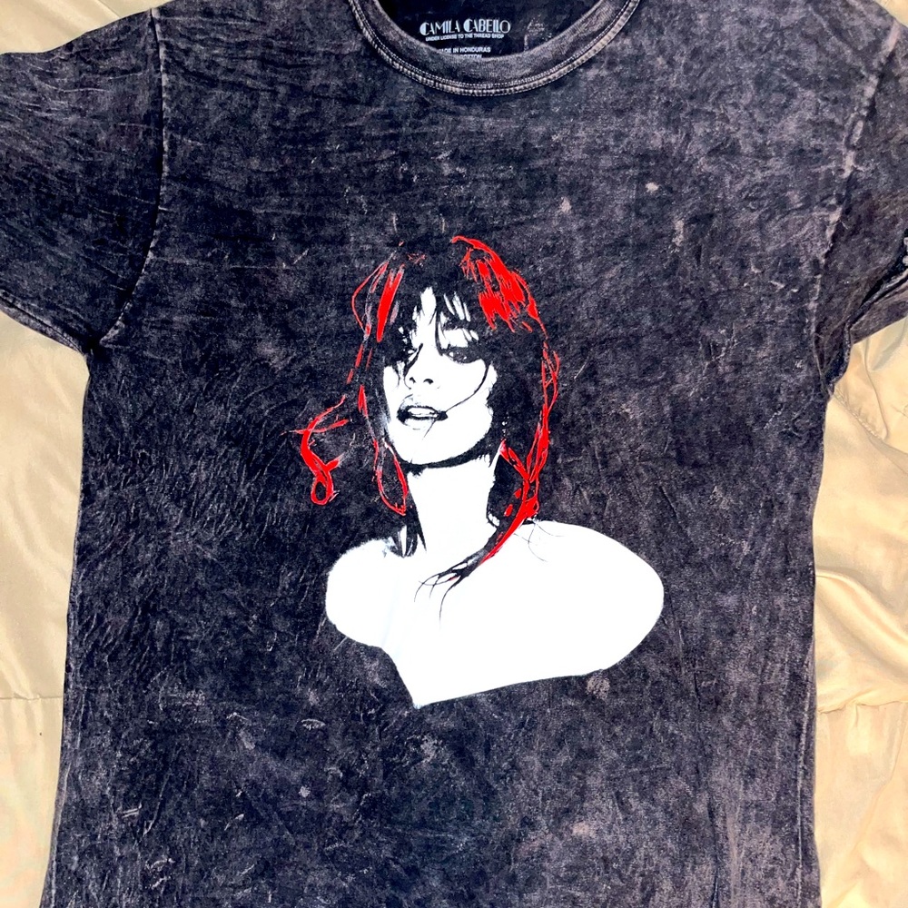 Camila Cabello ‘Never Be the Same’ Tour Black Dyed Tee